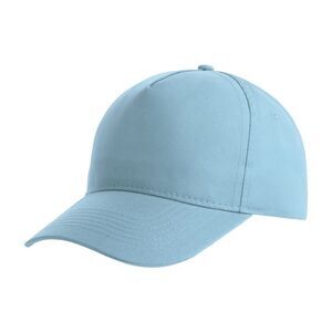 Atlantis Childrens/Kids Recy Five 5 Panel Recycled Baseball Cap / Light Blue